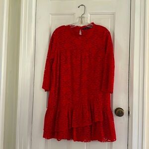 Red Lace Dress